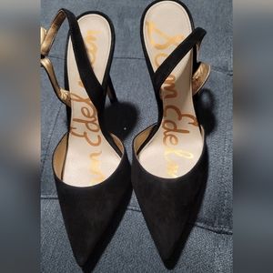 Sam Edelman Black Suede heels